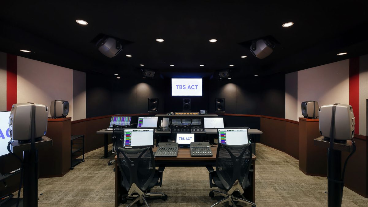 TBS ACTが2つのMAルームを新設、Genelecで統一されたDolby Atmosスタジオ