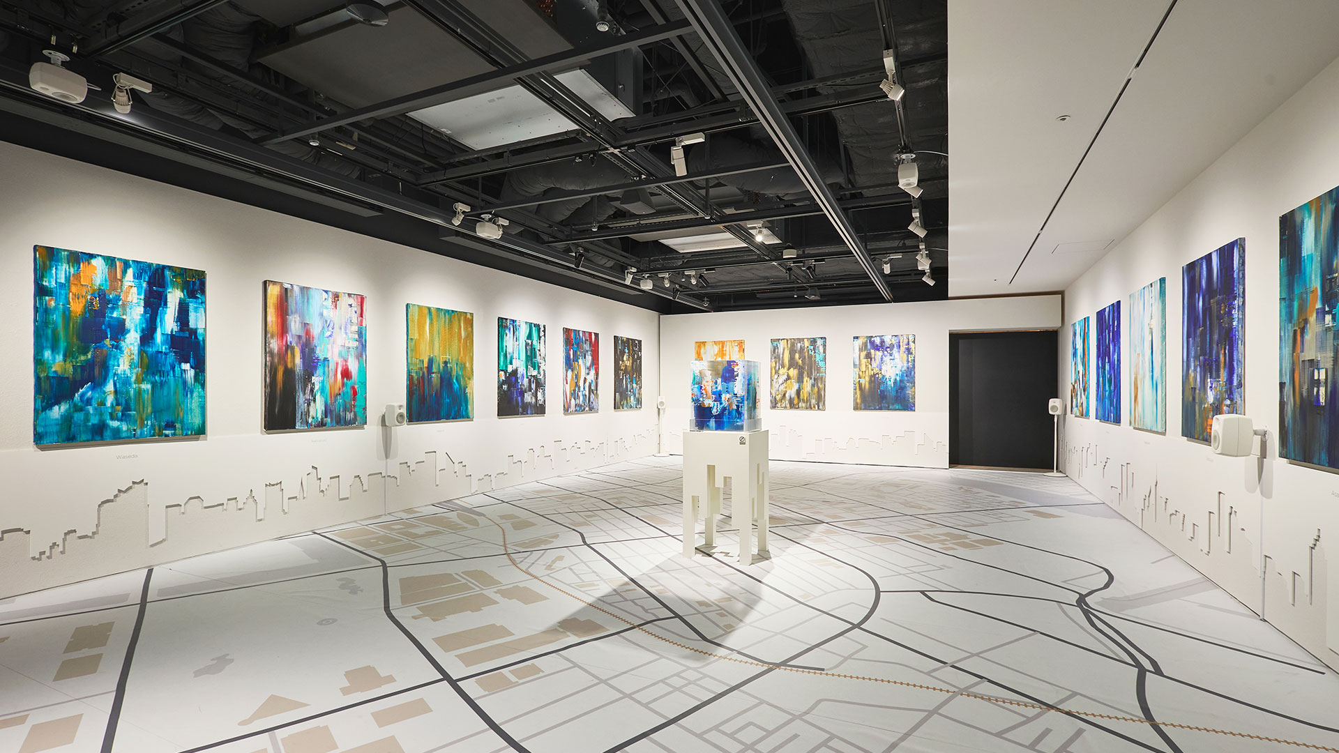 真田将太朗が描く絵画の新たな拡張体験をSmart IPイマーシブが実現